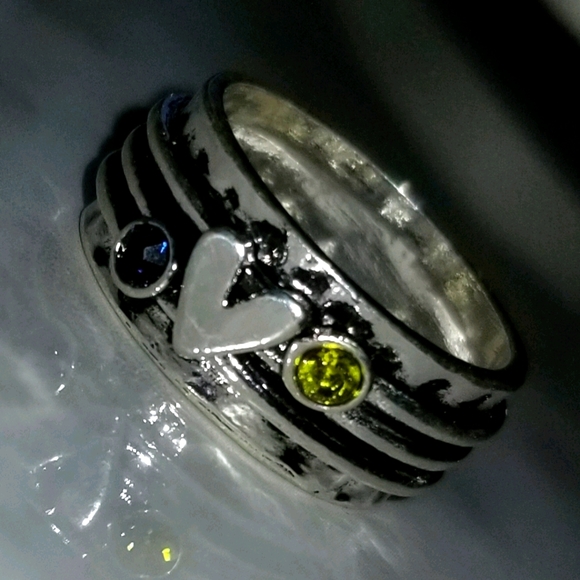 Made With Love Sterling Silver Ring sz 7 - Picture 1 of 5